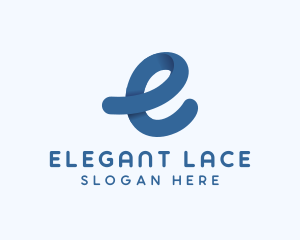 Lace - Creative Company Letter E logo design