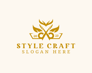 Styling - Styling Salon Scissors logo design