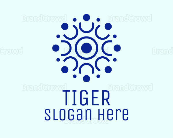 Modern Dots Pattern Logo