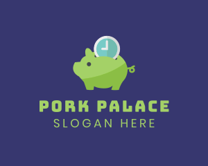 Time Deposit Piggy Bank  logo design