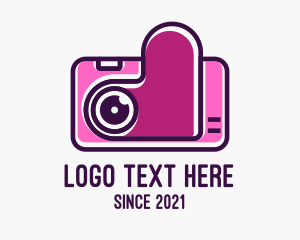 Cameraman - Romantic Digital Camera logo design