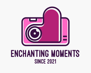 Romantic Digital Camera  logo design