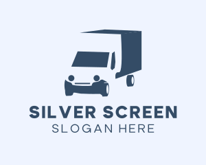 Trail - Blue Truck Vehicle logo design