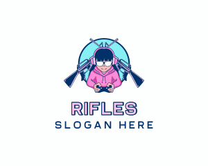 Girl Gun Gaming logo design