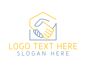 Deal - Home Handshake Deal logo design