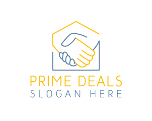 Home Handshake Deal logo design