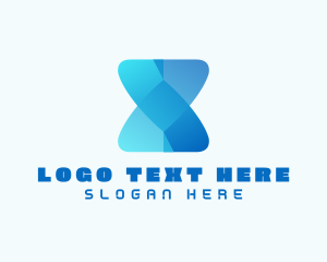 App - Digital Cyber Technology Letter X logo design