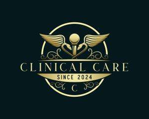 Caduceus Pharmacy Clinic logo design