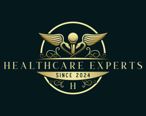 Caduceus Pharmacy Clinic logo design