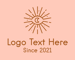 Hippie - Cosmic Eye Astrology logo design