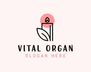 Organic Scented Candle logo design