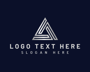 Investment - Triangle Firm Pyramid logo design