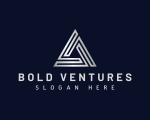 Triangle Firm Pyramid logo design