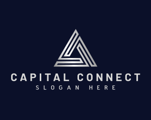 Triangle Firm Pyramid logo design