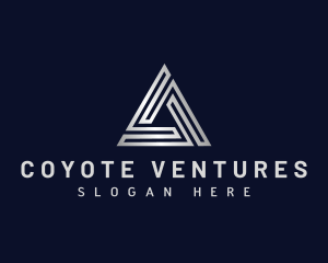 Triangle Firm Pyramid logo design