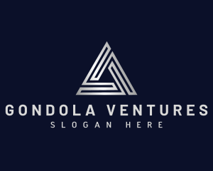 Triangle Firm Pyramid logo design