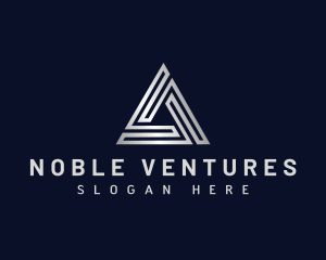 Triangle Firm Pyramid logo design