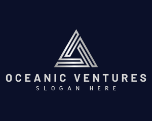 Triangle Firm Pyramid logo design