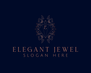 Luxurious Diamond Crystal Jeweler logo design