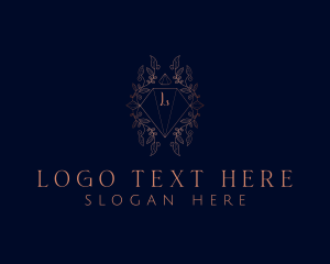 Luxurious Diamond Crystal Jeweler Logo