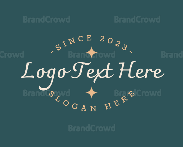 Retro Star Wordmark Logo | BrandCrowd Logo Maker