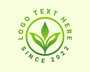 Park - Ecology Leaf Garden logo design