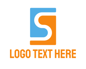 Printing Company - Minimalist Box S logo design