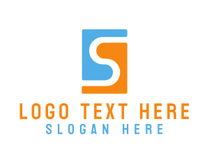 Global Solutions - Minimalist Box S logo design