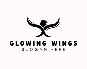 Aviation Bird Wings logo design