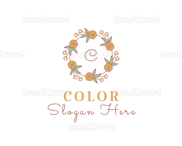 Dainty Floral event Organizer Logo