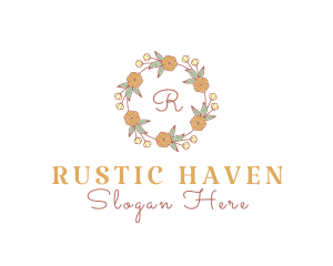 Dainty Floral event Organizer logo design