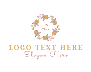 Dainty Floral event Organizer Logo