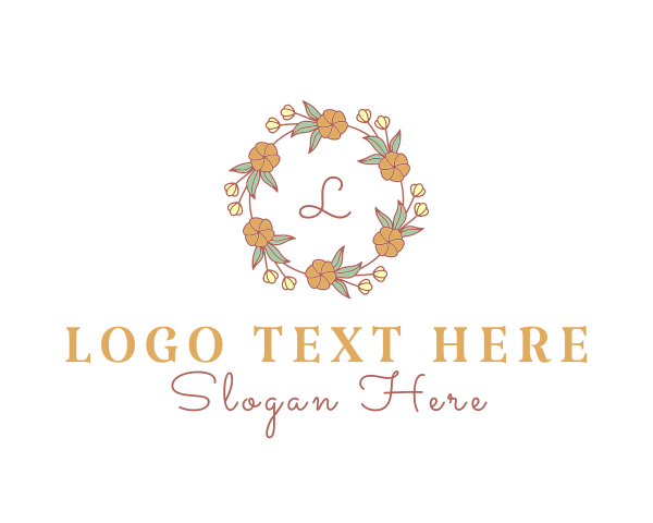 Cute - Dainty Floral event Organizer logo design