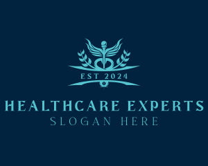 Medical Caduceus Healthcare logo design