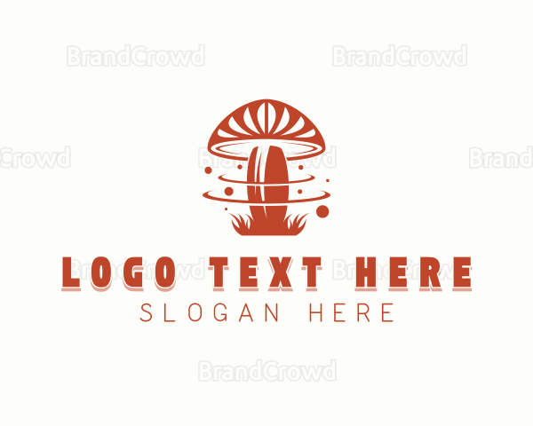 Shiitake Mushroom Holistic Logo