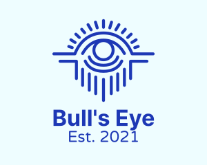 Blue Mystical Eye  logo design