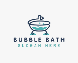 Tub - Bath Tub Clean logo design