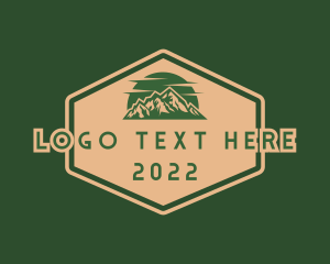 Hiking - Mountain Climbing Explorer logo design