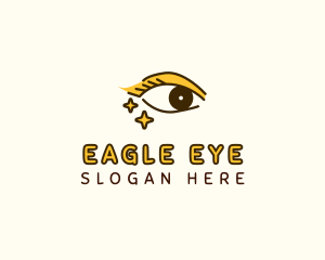 Makeup Eye Sparkle logo design