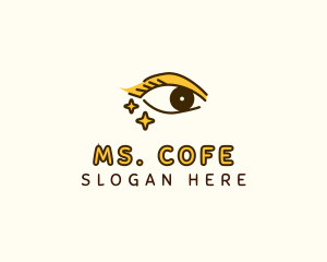 Makeup Eye Sparkle logo design