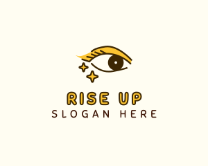 Makeup Eye Sparkle logo design