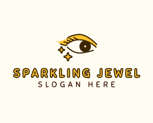 Makeup Eye Sparkle logo design