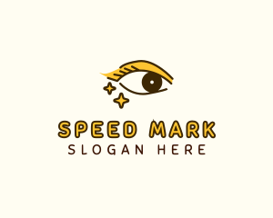 Makeup Eye Sparkle logo design