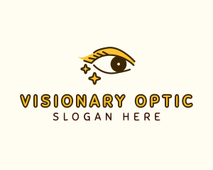 Optic - Makeup Eye Sparkle logo design