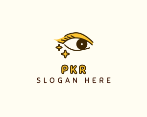 Makeup Eye Sparkle logo design