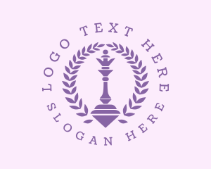 Chess Club - Queen Management Services logo design