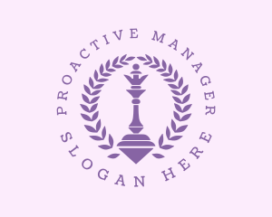 Manager - Queen Management Services logo design