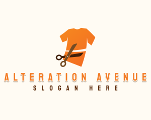 Scissor Shirt Clothing logo design