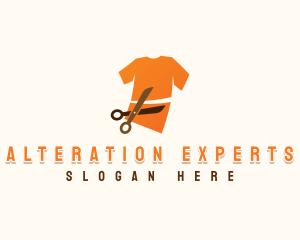 Scissor Shirt Clothing logo design