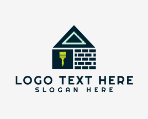 Roofing - Brick House Building logo design
